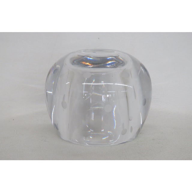 Mid-Century Modern Kate Spade New York Lenox Larabee Dot Crystal Glass Votive Candle Holder 5094b For Sale - Image 3 of 13