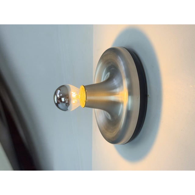 Mid-Century Modern Vintage Space Age Wall Sconce, 1960s For Sale - Image 3 of 16