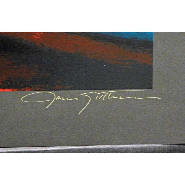 James Scoppettone "Sapphire Bouquet" Serigraph Hand Signed Make an Offer For Sale - Image 4 of 4