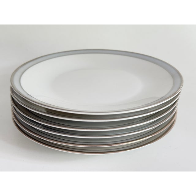 1980s Bread Plate Service by Hans-Theodor Baumann for Rosenthal, Germany, 1981, Set of 6 For Sale - Image 5 of 5