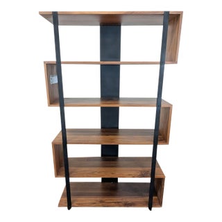 Crate and Barrel Austin Room Divider Bookshelf For Sale