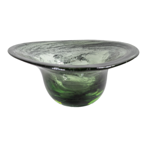Mid-Century Modern Free Form Handmade Art Glass Bowl