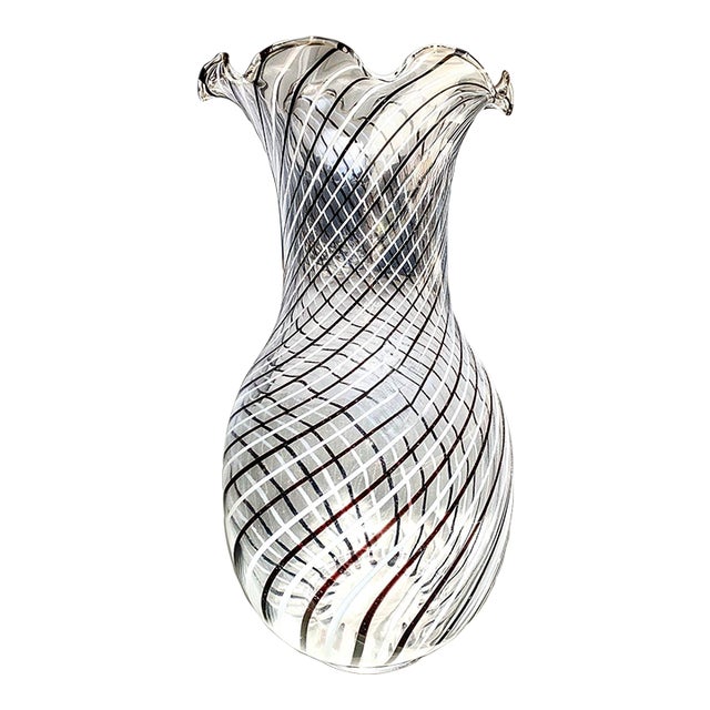 Murano Glass Vase by Dino Martens, 1970s For Sale