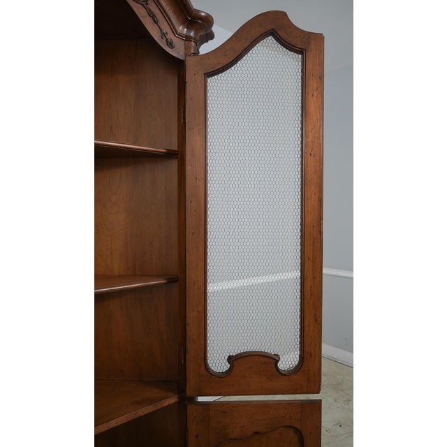 Don Rousseau Attributed Country French Walnut Corner Cabinet For Sale In Philadelphia - Image 6 of 15