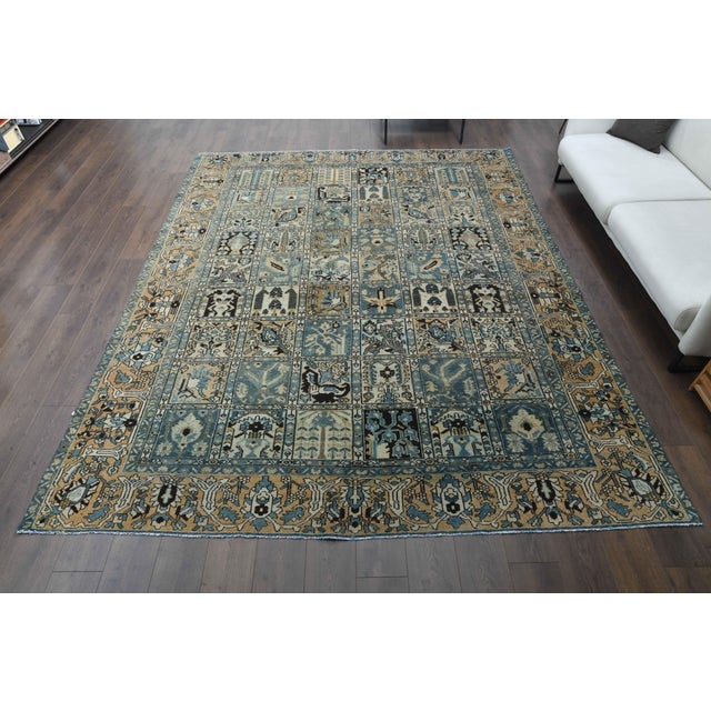 Vintage Persian Hand-Knotted area rug is a semi-antique vintage area rug. The '70s Eastern region of Anatolian's unique...