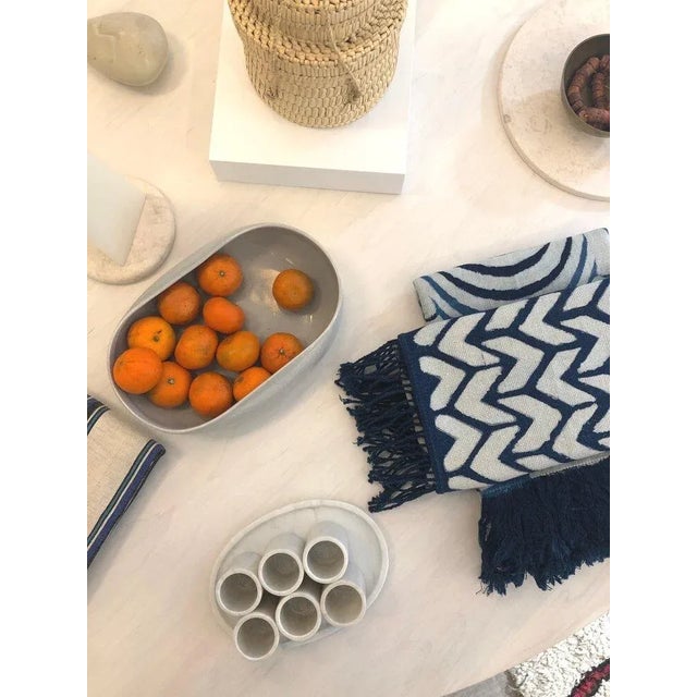 Country of Origin: Indonesia Dimensions: W 20” x L 92” Materials: Cotton Color: Blue, love Condition: Excellent Vintage...