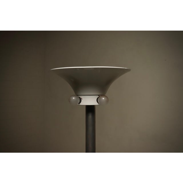 Large Pewter Floor Lamp by Harald Buchrucker, 1960s For Sale - Image 6 of 11