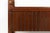 Mid-Century Wall-Mounted Console in Wood with Brass Details, Italy, 1960s For Sale - Image 9 of 11