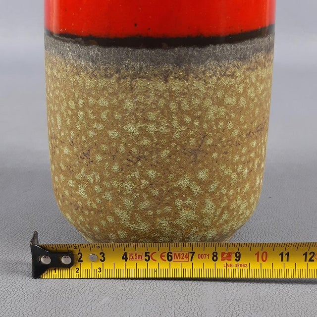 West German Ceramic Vase from Scheurich, 1960s For Sale - Image 11 of 13
