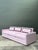 Pink Vintage Cr Laine Three Seat Sofa in Romo “Linara Rosewater” With Samuel and Sons Trim For Sale - Image 8 of 12