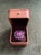 Vintage Classic Italian Bochic "Capri" Ruby & Amethyst Ring Set In 18K Gold & Silver Natural Red Ruby - 2.00 carats...