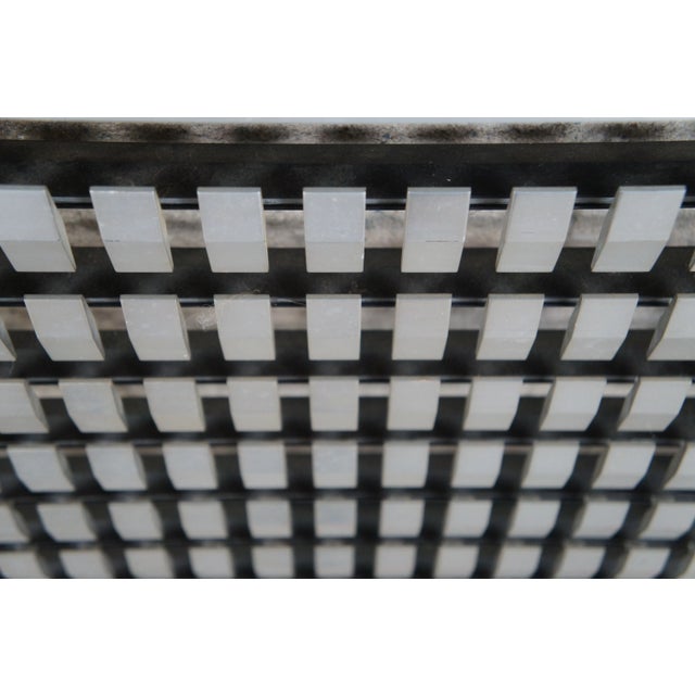 Mid-Century Modern Lexington Public Library Geometric Steel Art Wall Panel For Sale - Image 11 of 11