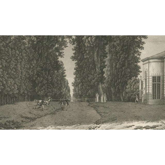 Louis-Pierre Baltard, Upper Mall Avenue in the Park of Saint-Cloud, 1803, Engraving For Sale - Image 6 of 9