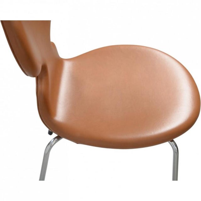 Ant Chairs in Cognac Leather by Arne Jacobsen, 1990s, Set of 6 For Sale - Image 18 of 18