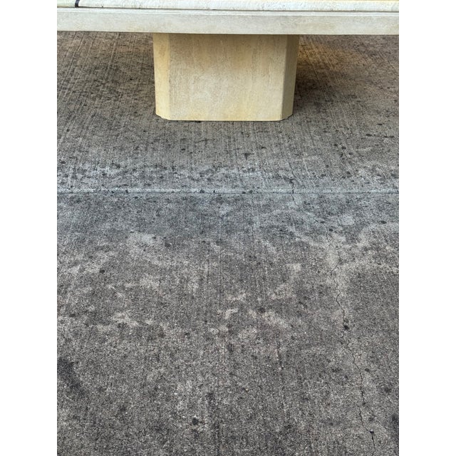 Vintage Maurice Villency Style Postmodern Marble, Onyx, & Travertine Coffee Table, C. 1970s-80s For Sale - Image 13 of 13