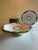 English Antique Davenport Longport Porcelain Dessert Service, Green Ivy & Gilt, Pattern 1288 — 13 Pieces For Sale - Image 3 of 6