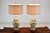 Frederick Cooper Vintage Chinese Porcelain Hand Painted Artichoke Table Lamps Ginger Jars, Pair For Sale - Image 4 of 11