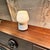 Studio Table Lamp Rammed Earth Frosted Glass Shade For Sale In San Diego - Image 6 of 10