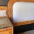 Vintage Bamboo Double Bed Headboard with Attached Mirrored Bedside Tables For Sale - Image 4 of 6