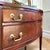 American Mid 20th Century Federal Bow Front Flame Mahogany Server | Console | Petite Sideboard For Sale - Image 3 of 11