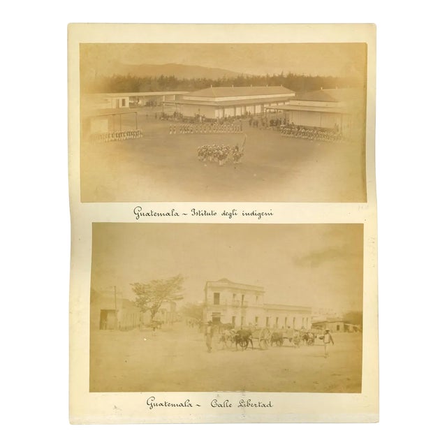 Unknown, Ancient Views of Guatemala City, Photos, 1880s, Set of 3 For Sale