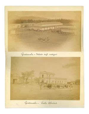 Unknown, Ancient Views of Guatemala City, Photos, 1880s, Set of 3