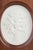 Meissen biscuit plaque, c. 1970s. Relief plaque in white biscuit porcelain with a naturalistic motif, mounted in a...