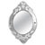 Mirror with Incised Floral Decorations, France, 19th Century For Sale - Image 9 of 9