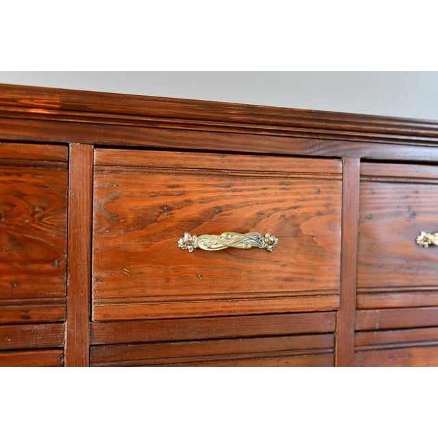 Wood Art Nouveau Ironmongers Drawers, 1890s For Sale - Image 7 of 10