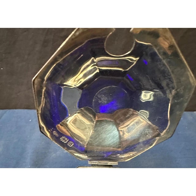 Tiffany and Co. Mid 20th Century Tiffany & Co. Sterling & Glass Server For Sale - Image 4 of 8