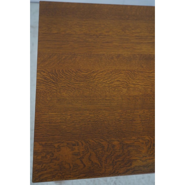 Stickley Mission Oak Arts & Crafts Desk For Sale - Image 13 of 18