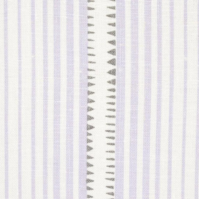 Rustic Schumacher Moncorvo Fabric in Lilac For Sale - Image 3 of 4