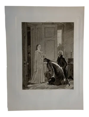 19th Century Engraving of Queen Victoria