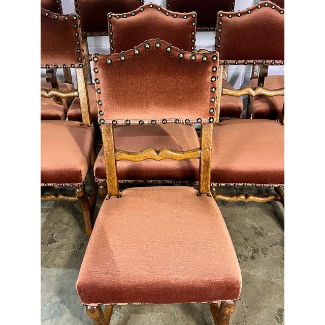 Antique Set of 8 Os De Mouton Dining Chairs For Sale - Image 4 of 9