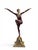 Art Deco Bronze Sculpture of a Gymnast D.H. Chiparus, on Onyx Base Elegant Art Deco bronze sculpture depicting a gymnast...