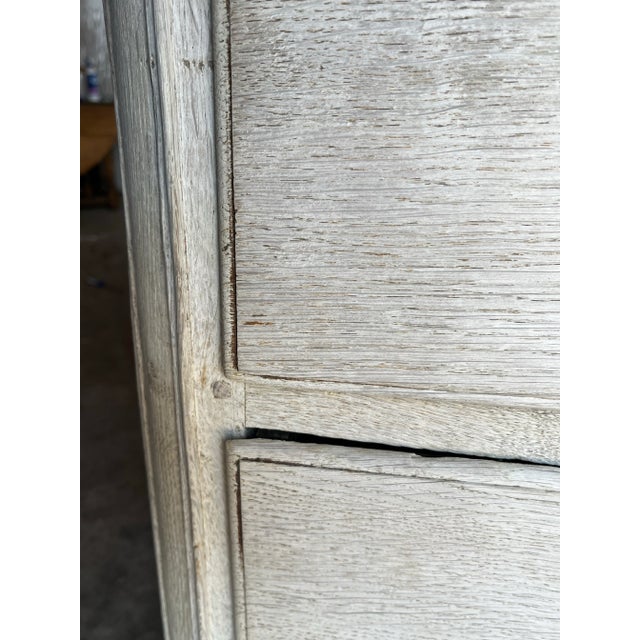 Early 19th Century Louis XV French Bleached Oak Chest of Drawers For Sale - Image 12 of 12