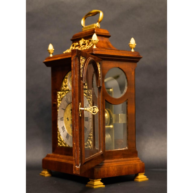 English Bracket Clock by Percival Mann, London, United Kingdom, 1765 For Sale - Image 10 of 18