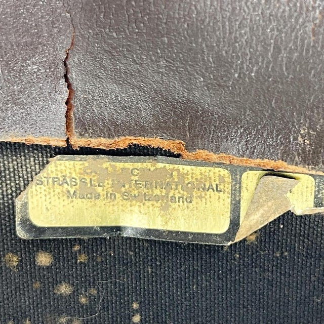 Set of Vintage Leather and Chrome Lounge Chairs by Hans Eichenberger for Strässle, 1970s For Sale - Image 6 of 18