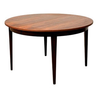 Model 55 Round Extendable Dining Table from Omann Jun For Sale