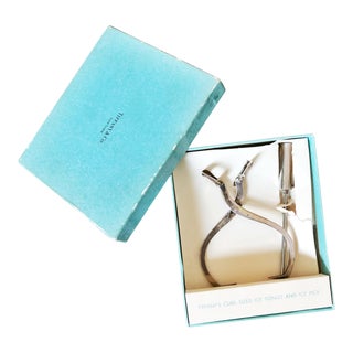 1950s Tiffany & Co Sterling Silver Ice Tongs and Pick - a Pair For Sale