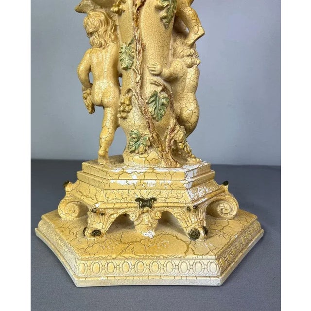 Stone Alabaster Pedestal Table For Sale - Image 7 of 13