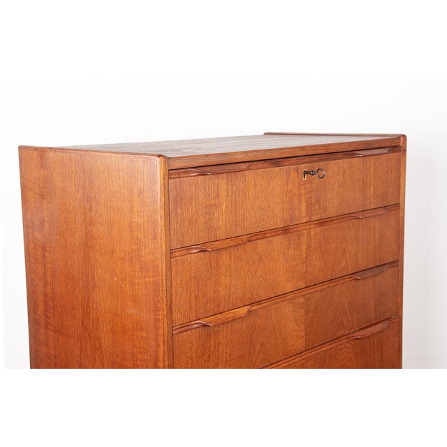 Brown Large Danish Chest of Drawers in Teak by Henning Jørgensen for Fredericia Furniture, 1960 For Sale - Image 8 of 14