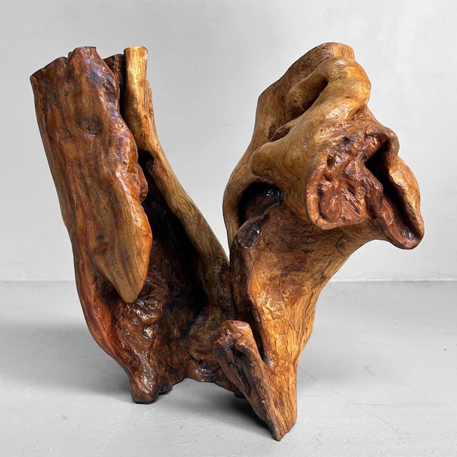 Japanese Tsuge Burl Wood Sculpture, 1920s For Sale - Image 18 of 18