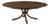Round Oak Coastal Extension Dining Table For Sale