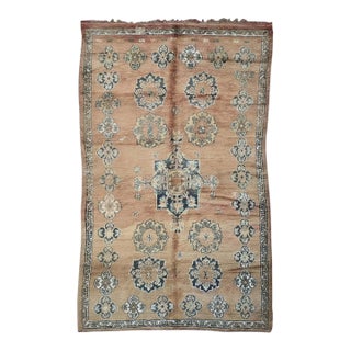 Moroccan Terracotta Wool Rug - 11.7 X 6.2 Ft For Sale
