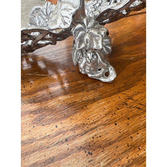 Art Deco 1980s Arthur Court Aluminum Wine Bottle Holder For Sale - Image 3 of 4