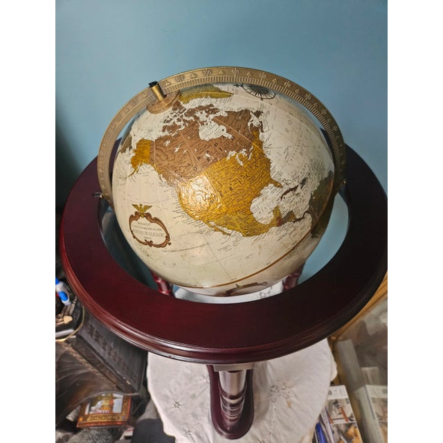 Replogle Globes Late 20th Century Repogle Globe on Floor Stand For Sale - Image 4 of 16