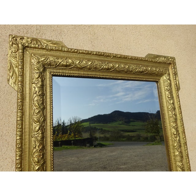 Antique Gilded Mirror, 1890s For Sale - Image 9 of 18