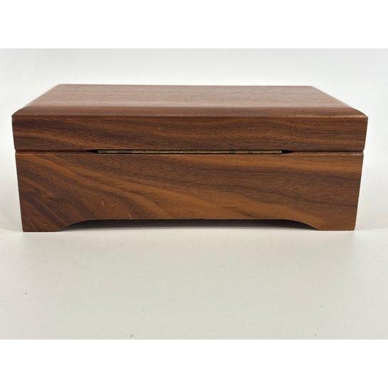 Mid-Century Modern Vintage Reuge Sainte-Croix Hand-Crafted Swiss Cylinder Music Box For Sale - Image 3 of 4