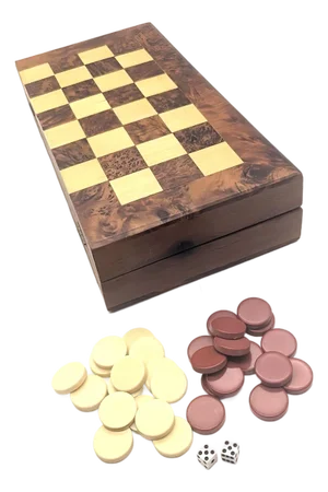 Backgammon Game, 33 Piece Set